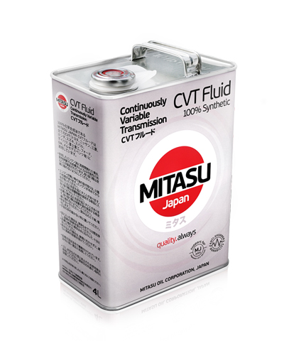 Масло трансмиссионное Mitasu CVT Fluid 4 л, Масла трансмиссионные